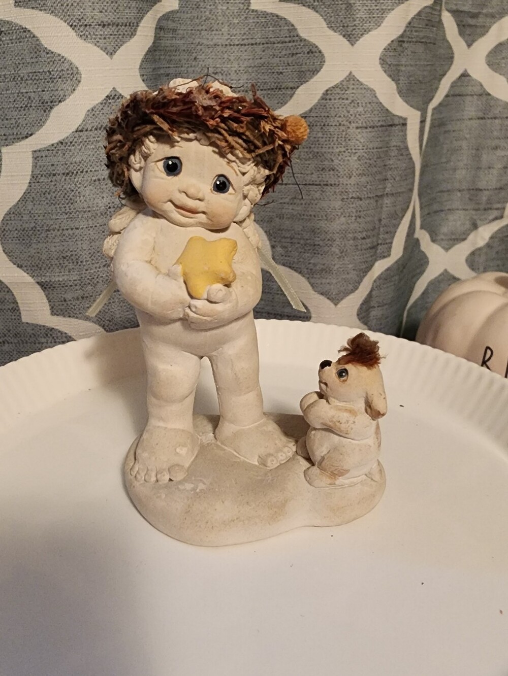 Dreamsicles By Kristen Figurine with Puppy " Lets Play Fetch.